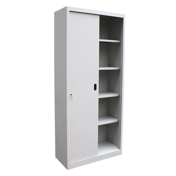 Metalno arhivski ormar s kliznim vratima, dimenzije 195x100.